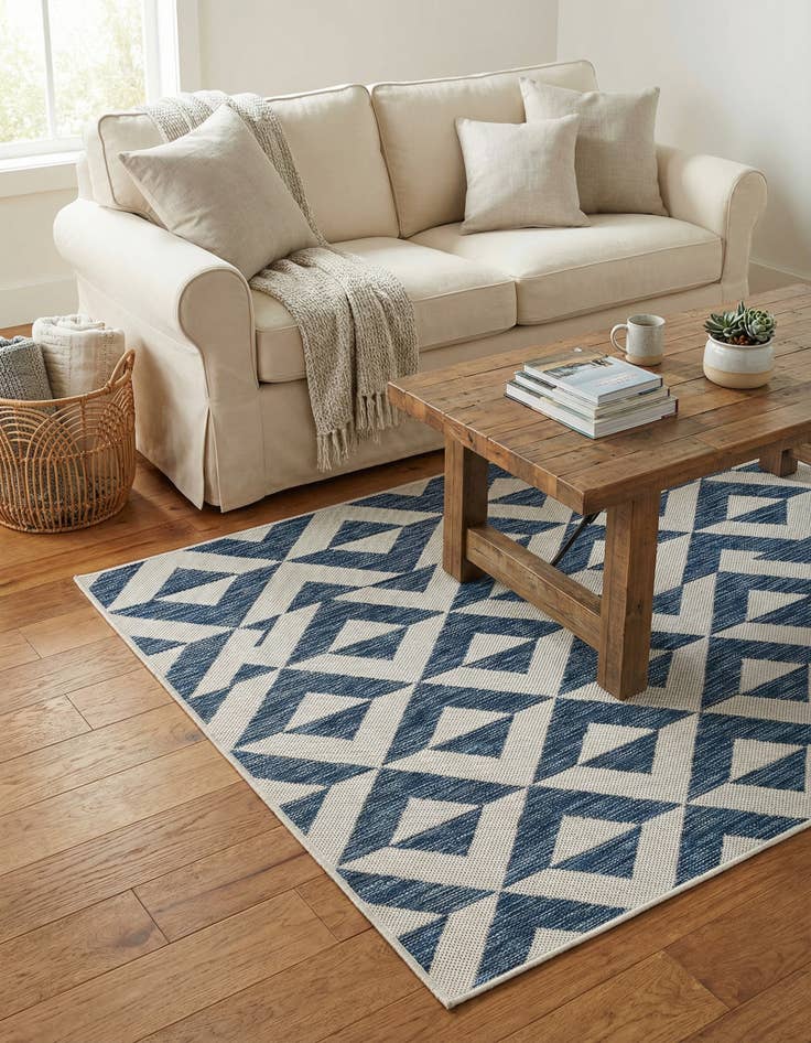 Detail image of 3' x 5' 3  Washable Jill Zarin Napa Indoor / Outdoor Rug