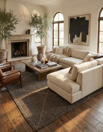 10' x 14' 6 Hand Knotted Moroccan Wool Rug