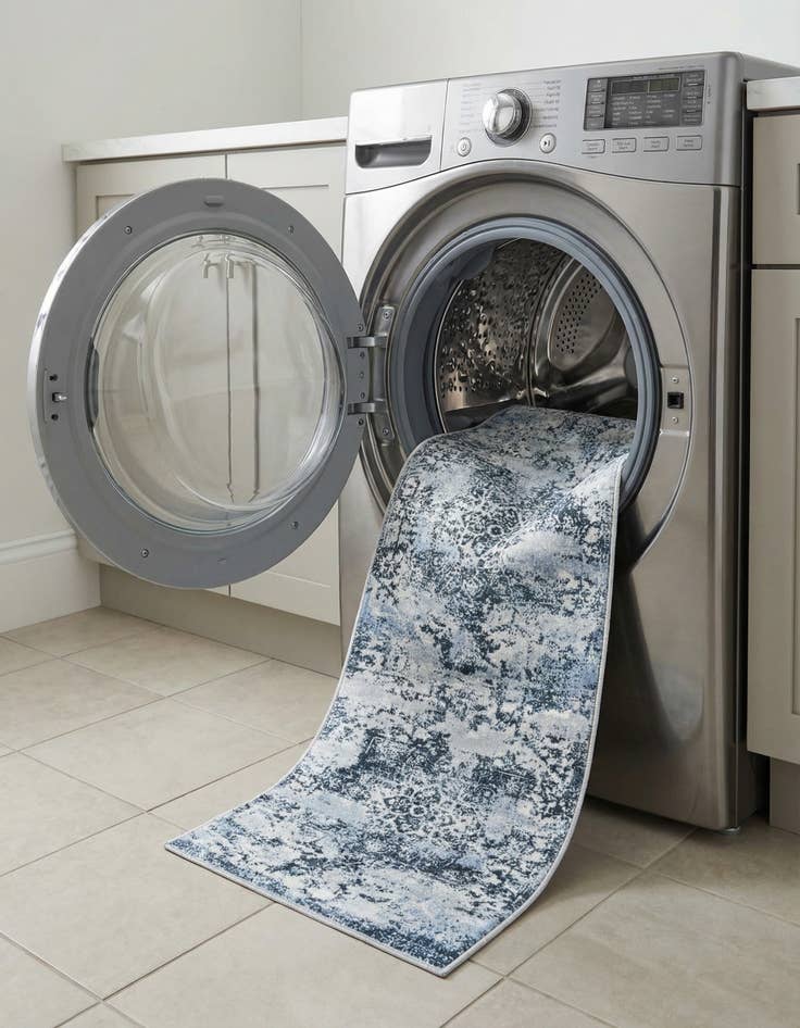 Detail image of 2' 7 x 12' Kamala Washable Runner Rug