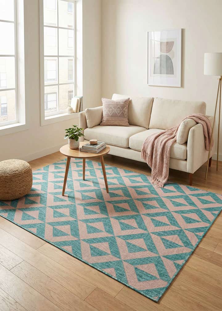 4' x 6' Easy-Clean Jill Zarin Napa Indoor / Outdoor Rug