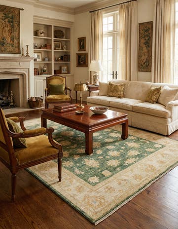 4' 10 x 6' 5 Kaizar Wool Rug