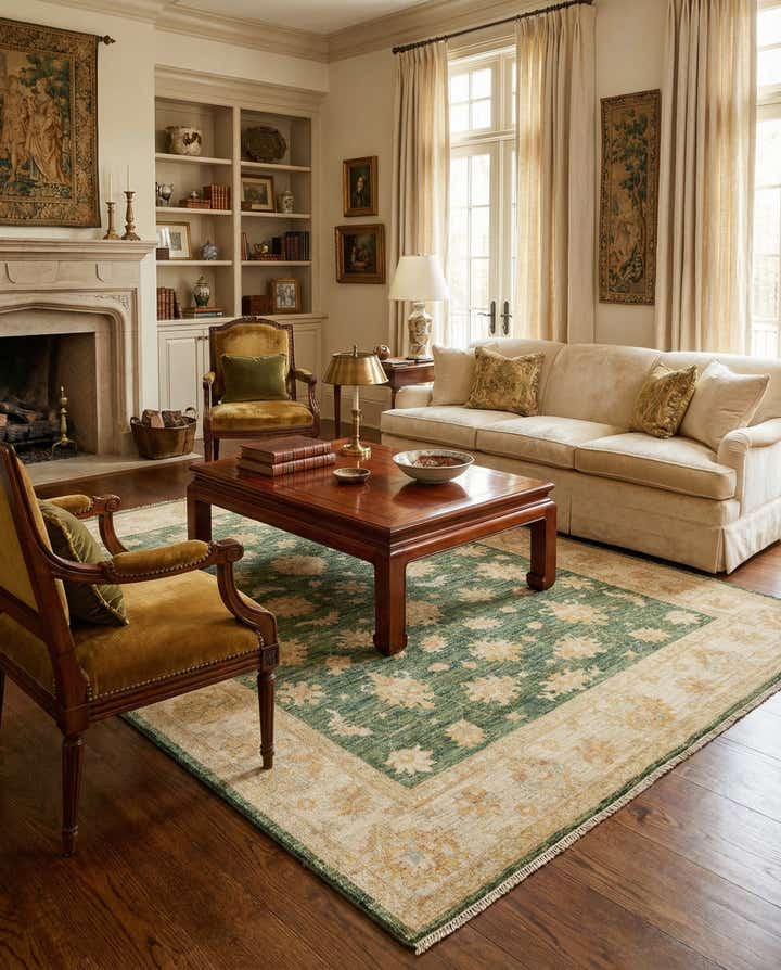 4' 10 x 6' 5 Kaizar Wool Rug