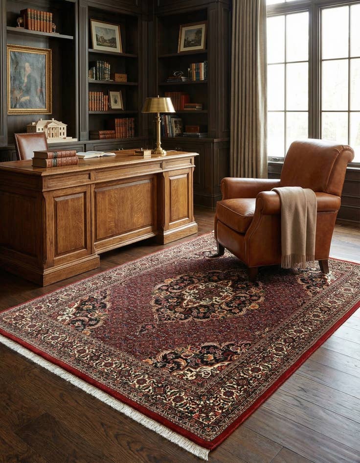 Detail image of  5' x 6' 6 Bidjar Rug