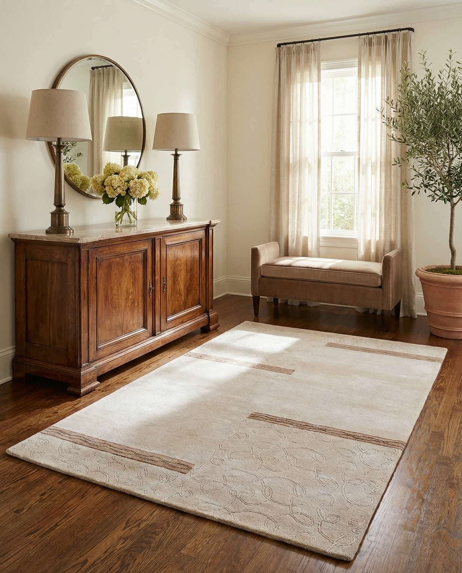 120cm x 180cm Hand Knotted Nepal Rug