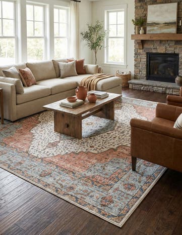 Ivory Nyla Square Rug
