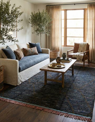 8' x 11' 1 Hand Knotted Moroccan Wool Rug