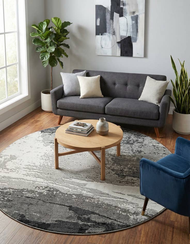 Detail image of 7' 10 x 7' 10 Oslo Round Rug