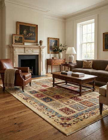 5' 7 x 7' 8 Hand Knotted Ariana Ziegler Rug