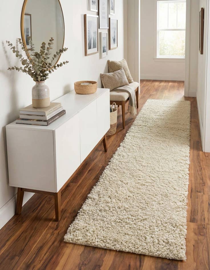 Detail image of  2' 6 x 13' Everyday Shag Runner Rug