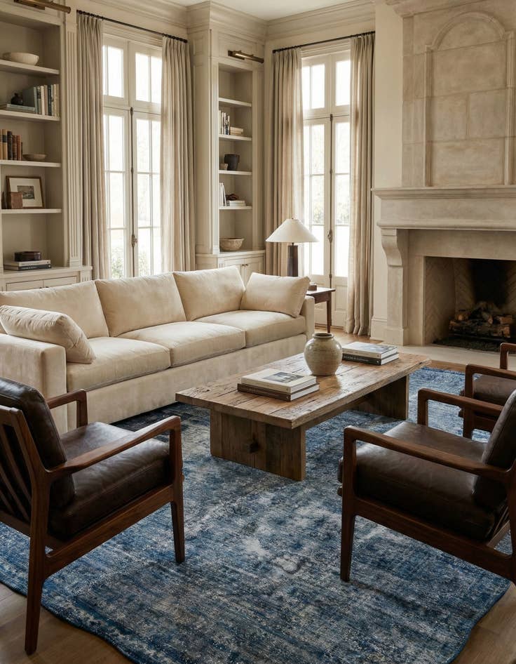 Detail image of 9' 3 x 12' 5  Hand Knotted Ultra Vintage Persian Wool Rug