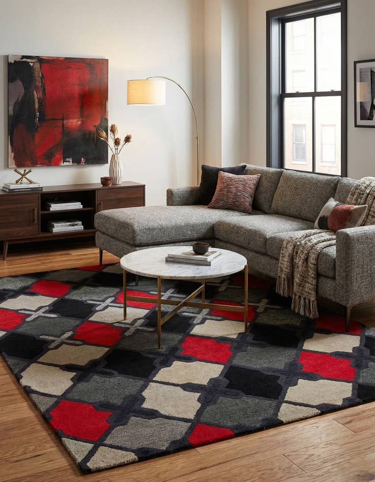 Detail image of 8' 1 x 10' 1 Luna Wool Rug