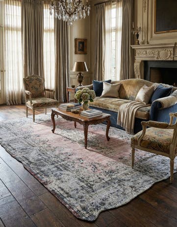 9' 6 x 13' 6 Vintage Royal Wool Rug