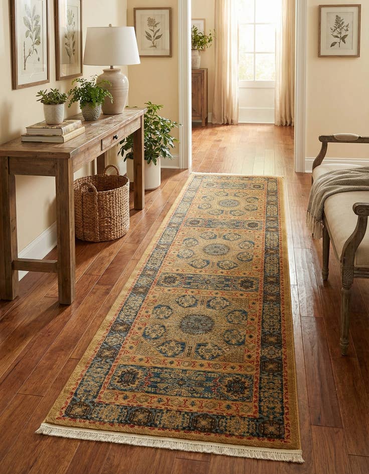 Detail image of 2' 7 x 10' Mamluk Runner Rug