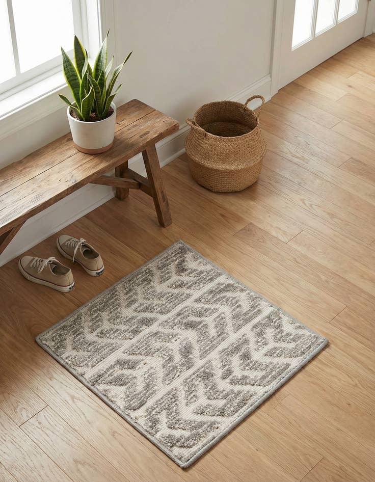 Detail image of 1' 8 x 1' 8  Washable Sabrina Soto Aston Indoor / Outdoor Sample Rug