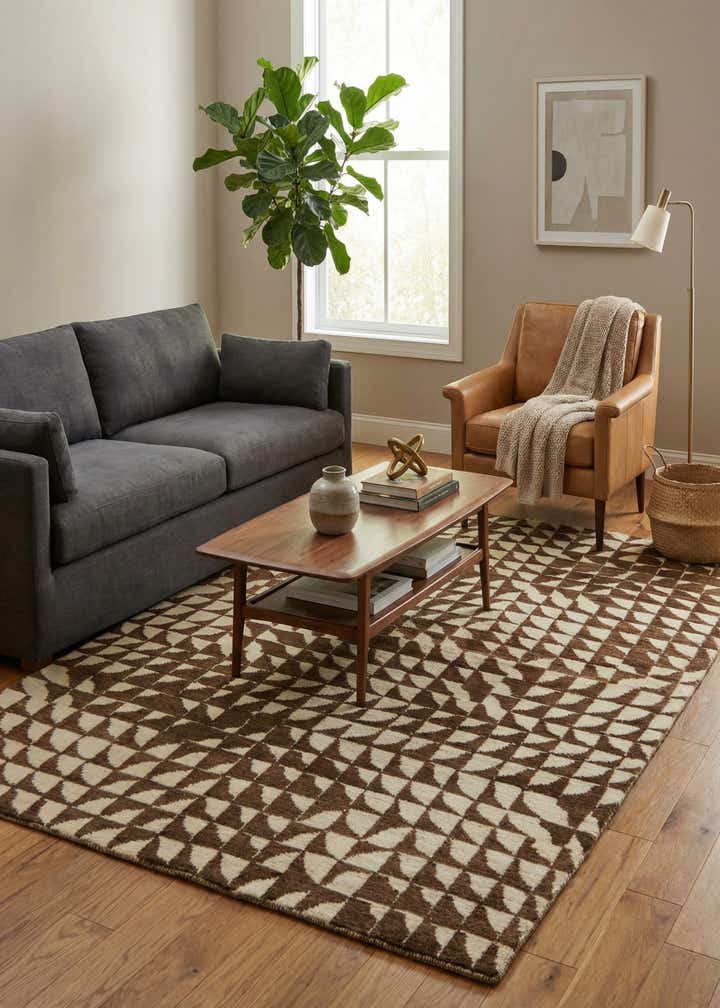 5' x 8' Hand Knotted Darya Wool Rug