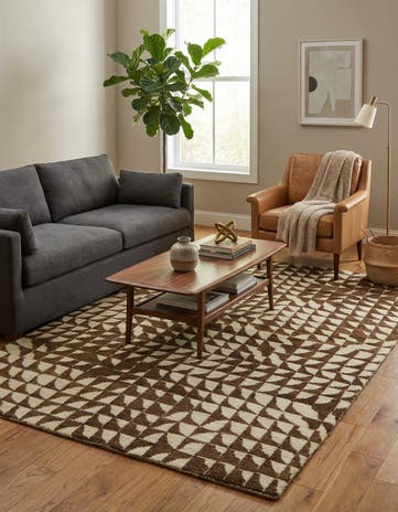 5' x 8' Hand Knotted Darya Wool Rug