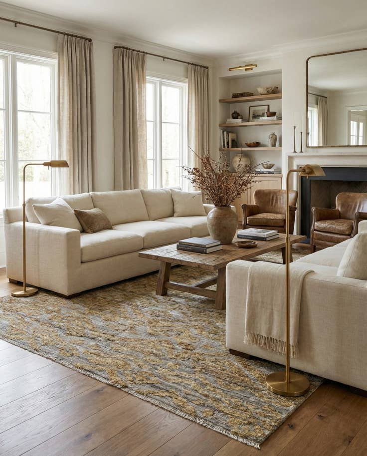 Detail image of 7' 10 x 10' 1 Hand Knotted Darya Wool Rug