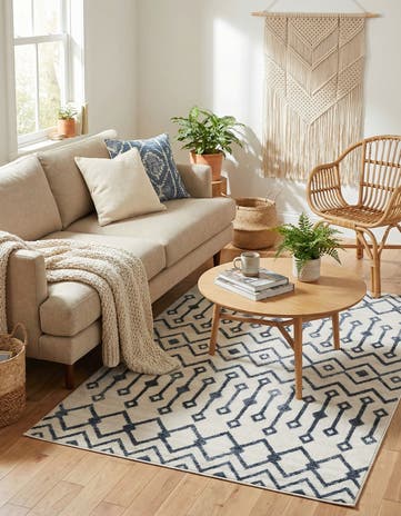 4' x 6' Bohemian Trellis Rug