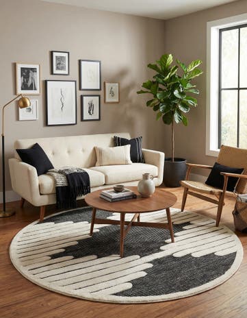 6' x 6' Prismatic Round Rug