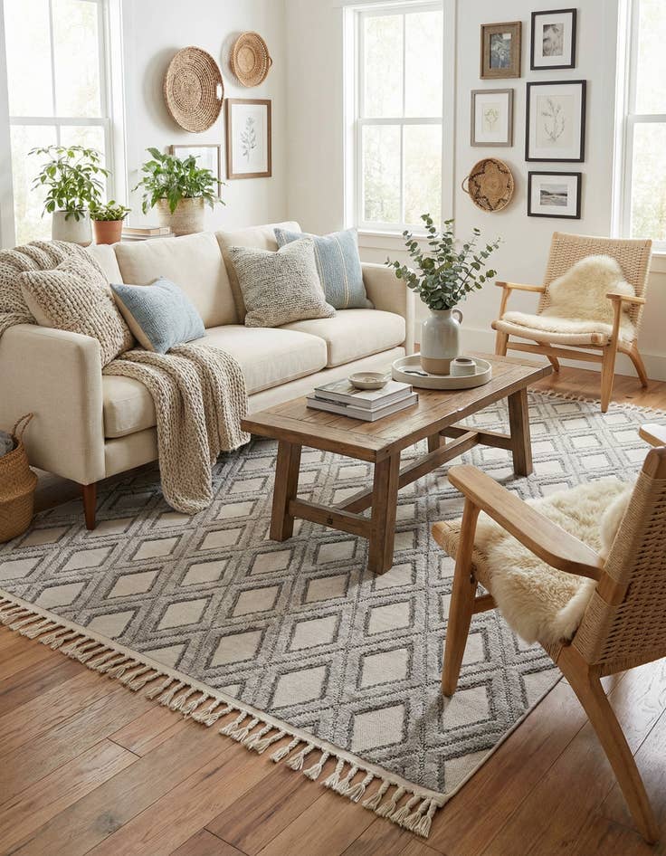 Detail image of  7' 10 x 7' 10 Arlo Square Rug