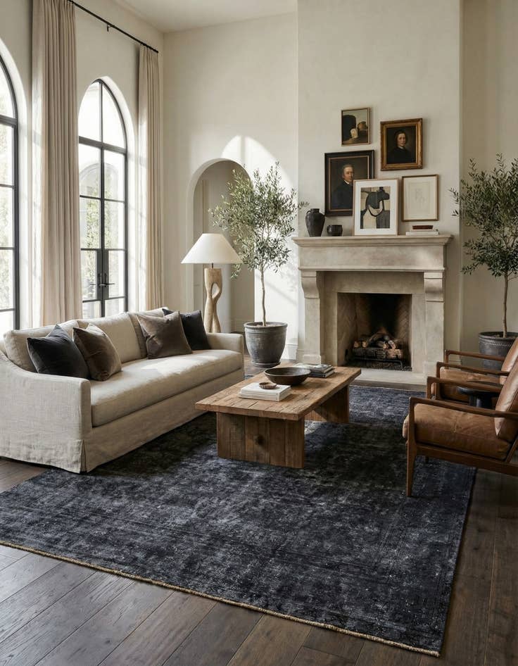 Detail image of 9' 2 x 12' 4  Hand Knotted Ultra Vintage Persian Wool Rug