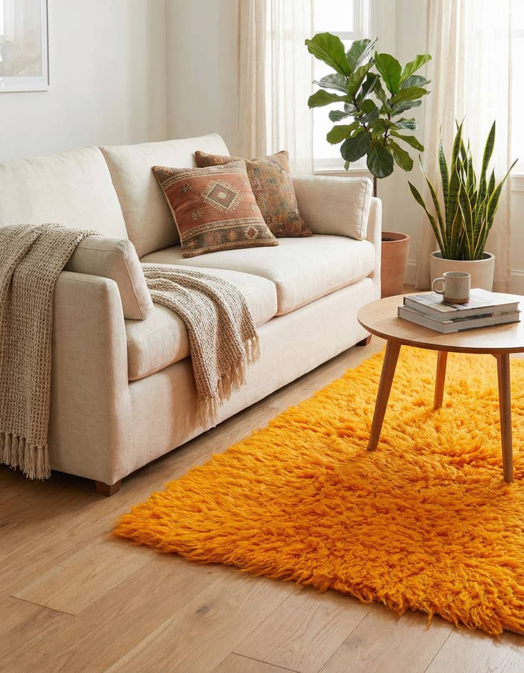 Detail image of  2' 7 x 4' 9  Hand Knotted Moroccan Wool Rug