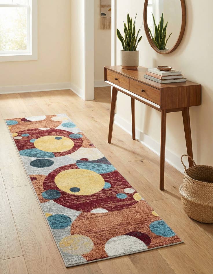 Detail image of 2' x 8' Kamala Washable Runner Rug