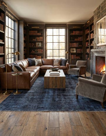 7' 4 x 10' 7 Hand Knotted Ultra Vintage Persian Wool Rug