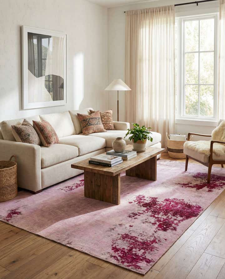 6' 8 x 8' 3 Hand Knotted Ultra Vintage Persian Wool Rug