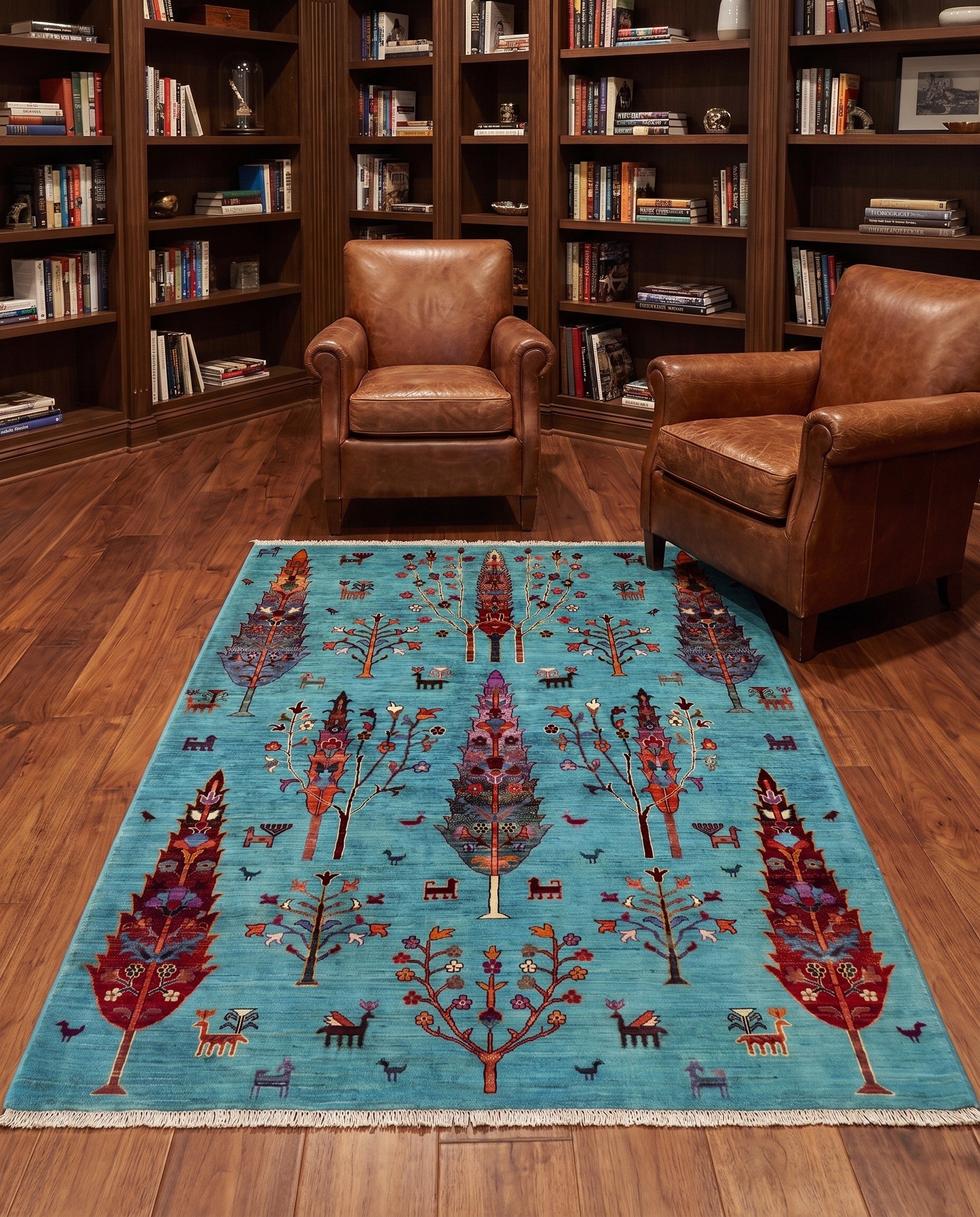 5' 3 x 6' 8 Hand Knotted Ariana Ziegler Rug