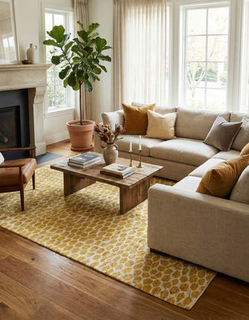 6' 1 x 9' 1 Hand Knotted Moroccan Wool Rug