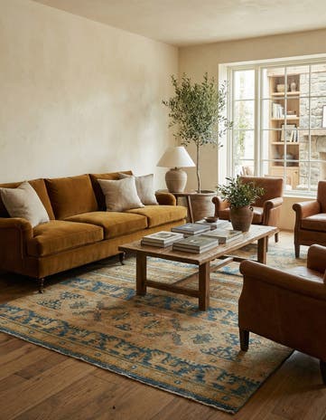 5' 3 x 7' 6 Hand Knotted Ariana Ziegler Rug