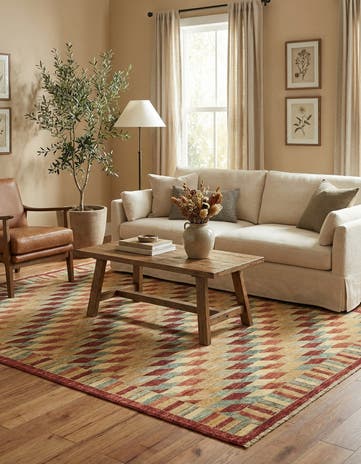 5' 2 x 6' 7 Hand Knotted Darya Oriental Rug