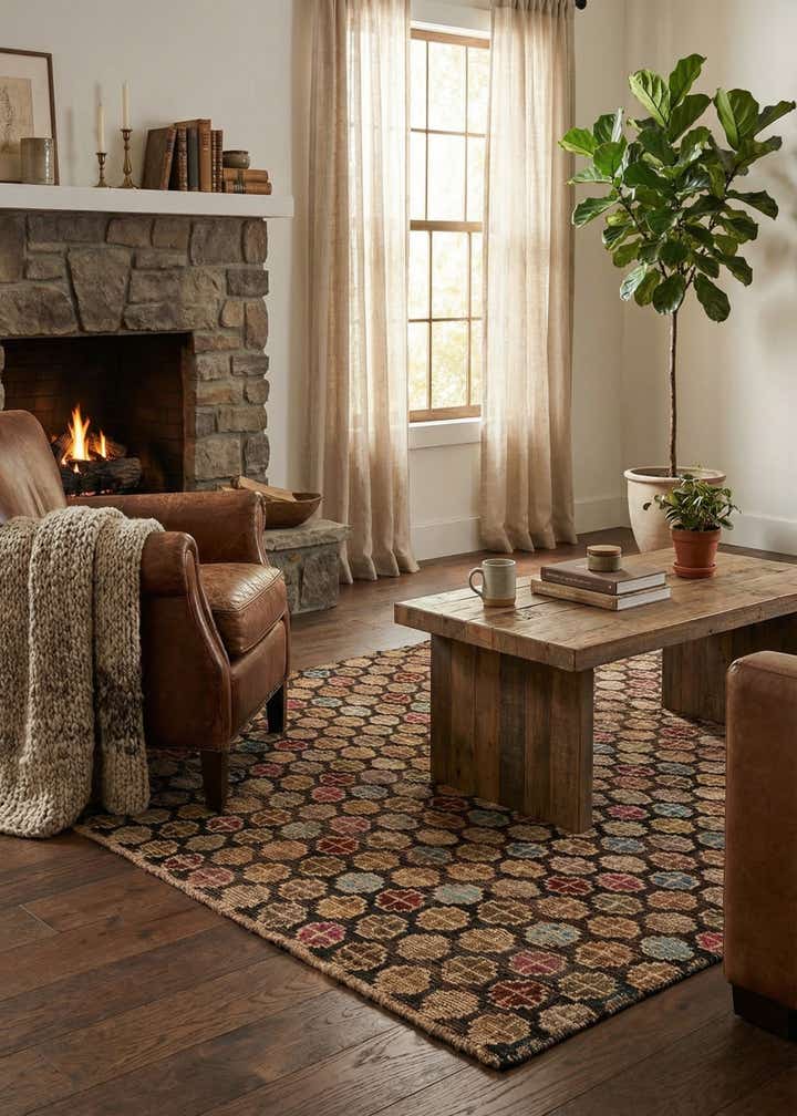 5' 1 x 7' 10 Hand Knotted Balouch Wool Rug