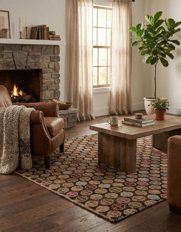 5' 1 x 7' 10 Hand Knotted Balouch Wool Rug