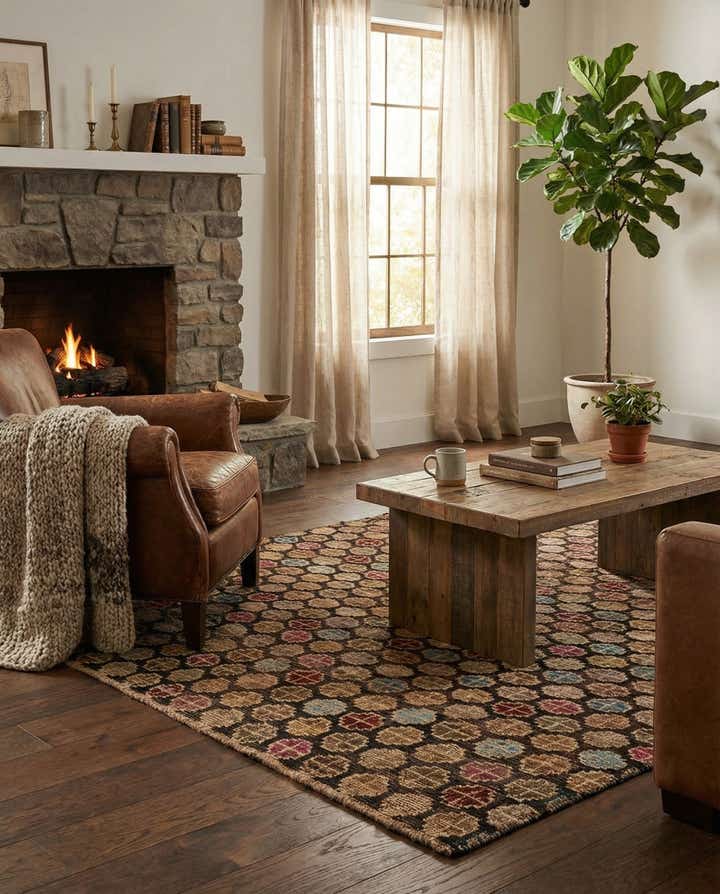 5' 1 x 7' 10 Hand Knotted Balouch Wool Rug