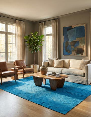 6' 1 x 7' 7 Hand Woven Kilim Modern Wool Rug
