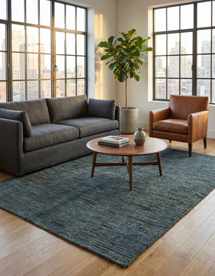 Detail image of 5' 4 x 8' 2  Hand Knotted Darya Wool Rug