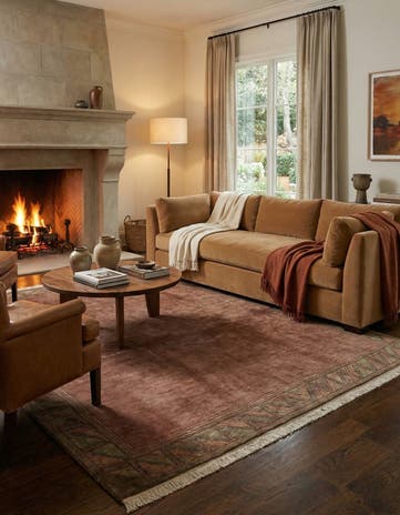 8' 1 x 8' 3 Hand Knotted Tibet Wool Square Rug