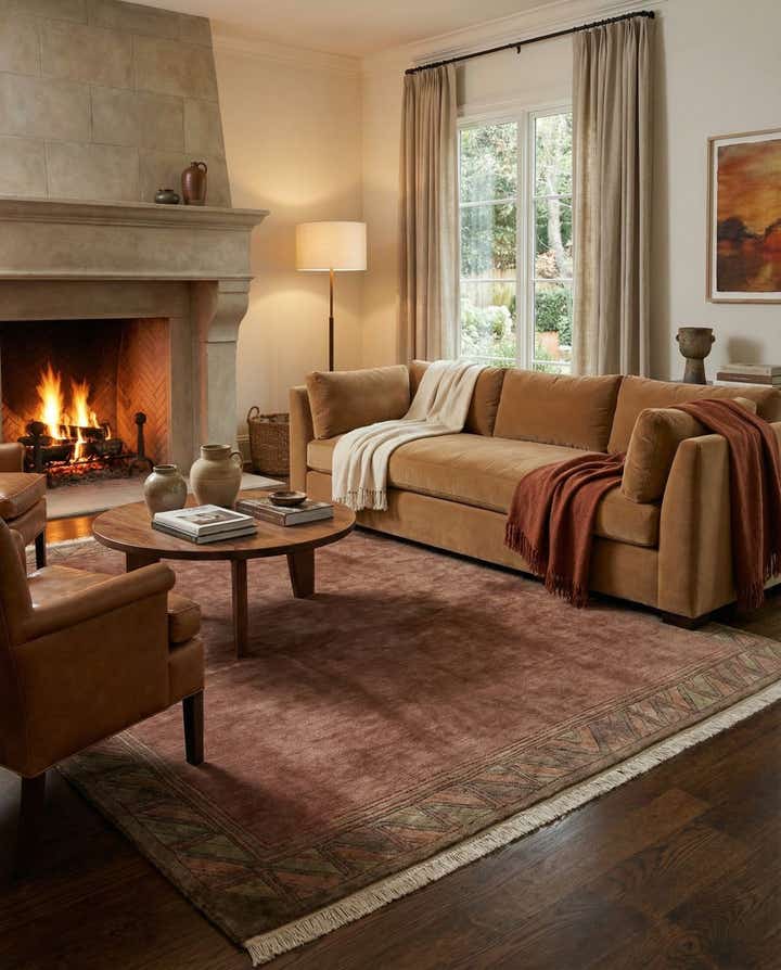 8' 1 x 8' 3 Hand Knotted Tibet Wool Square Rug