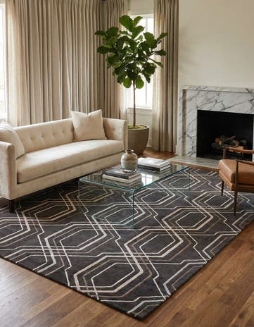 6' 8 x 9' 10 Hand Knotted Darya Wool Rug