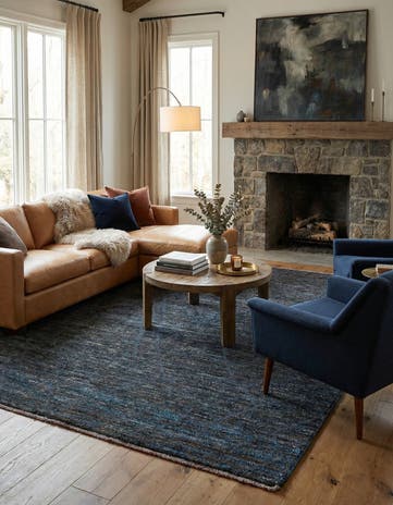 7' 9 x 10' 3 Hand Knotted Moroccan Wool Rug