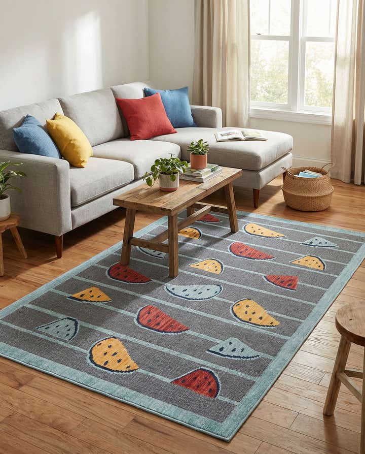 5' x 7' 7 Easy-Clean Indoor / Outdoor Rug