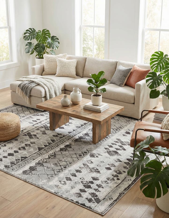 9' x 12' 2 Leipzig Rug