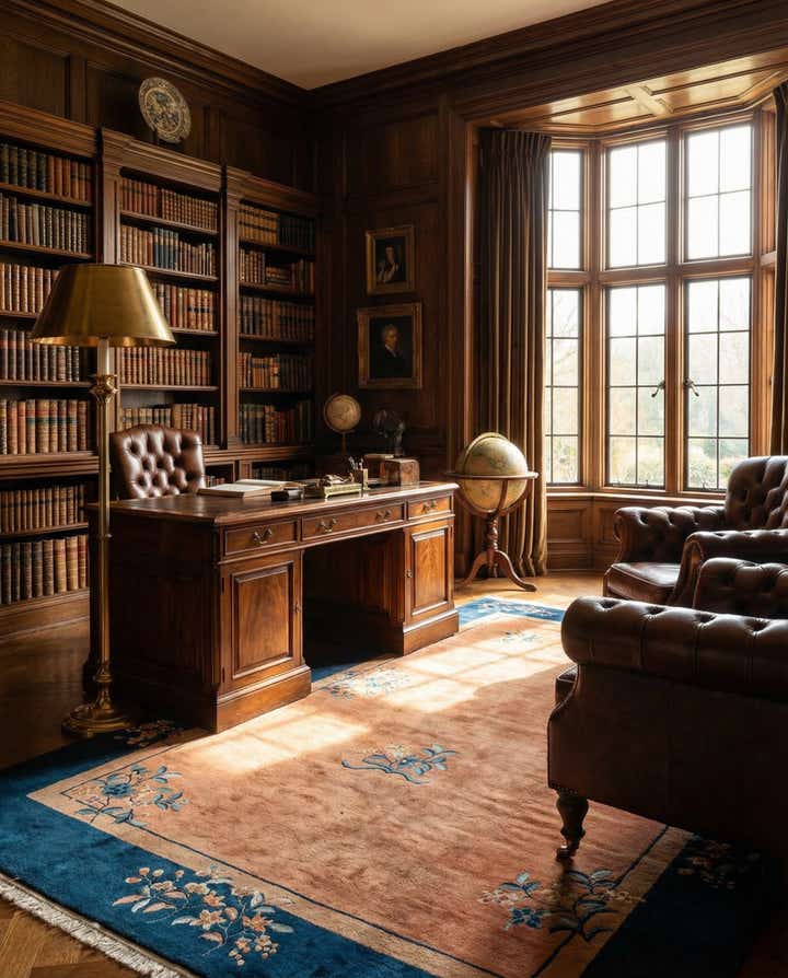 6' 10 x 10' Hand Knotted Antique Finish Oriental Wool Rug