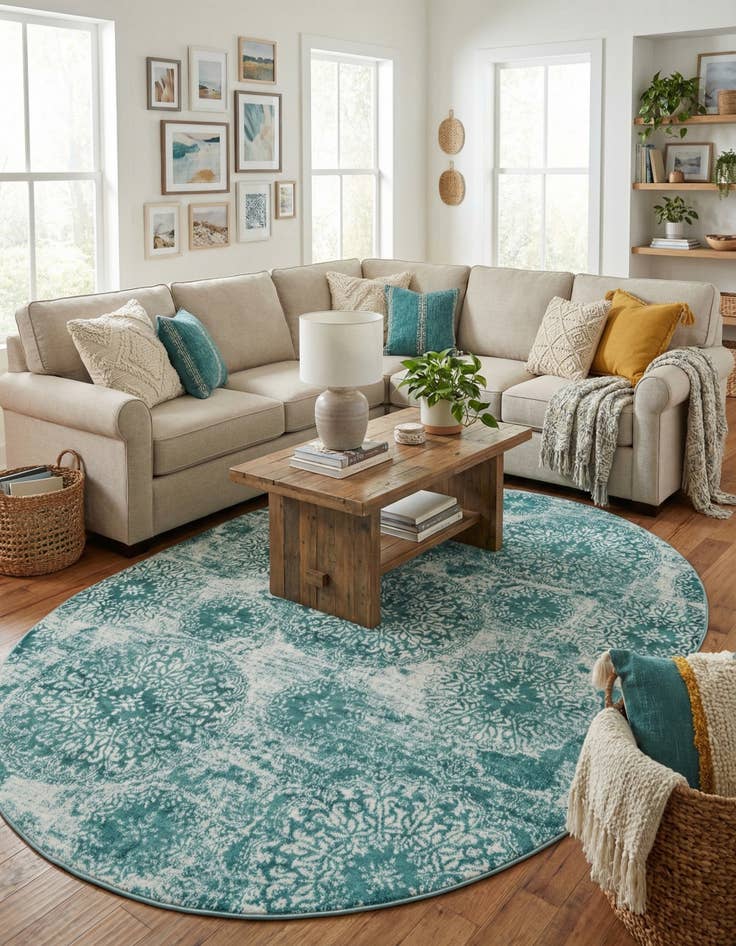 Detail image of  7' 10 x 10' Monte Carlo Oval Rug