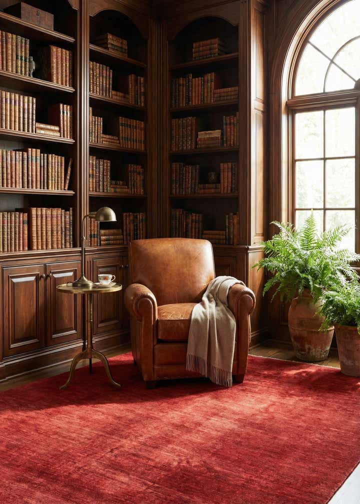 6' 3 x 9' 2 Hand Knotted Over-Dyed Ziegler Rug