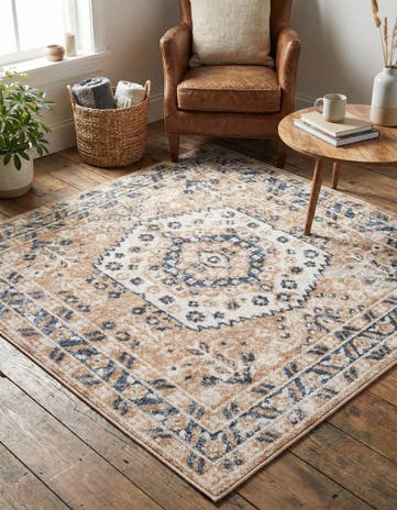 4' x 4' Oxford Square Rug