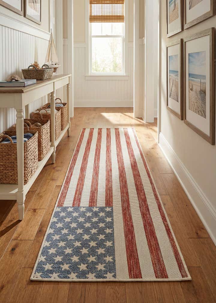 2' x 8' Easy-Clean Jill Zarin Indoor / Outdoor Runner Rug