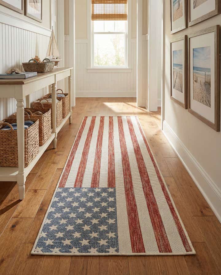 2' x 8' Easy-Clean Jill Zarin Indoor / Outdoor Runner Rug